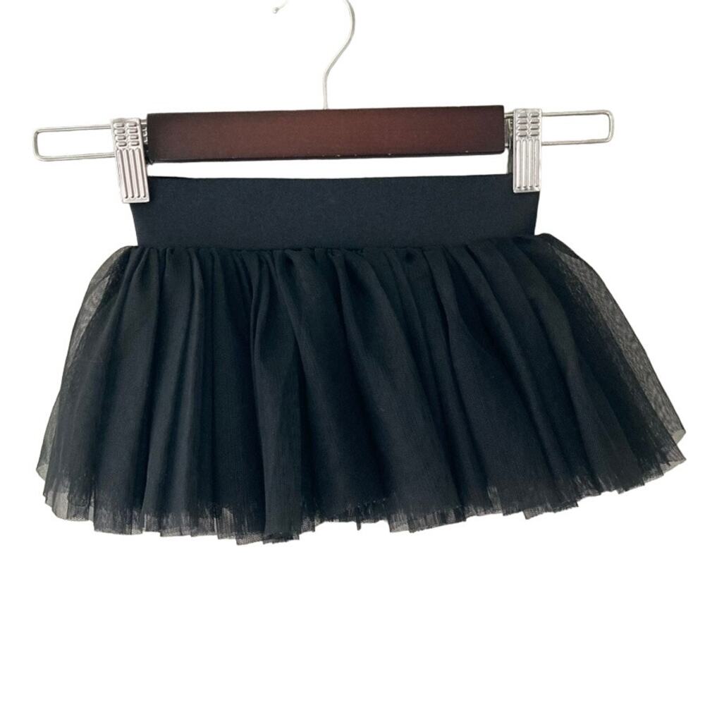 Little Stars Tulle Tutu Skirt - Black - XS